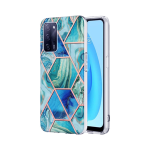Marble Shockproof Silicone Phone Case - For Samsung Galaxy S20 Ultra (Green)