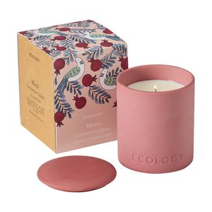 Ecology Merri Cinnamon Spice Scented Candle 320g Soy Ceramic Holder