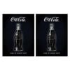 2PK Nostalgic Art Fridge Rectangle Magnet Coke Sign of Good Taste 6x8cm