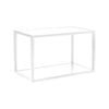 Kaboodle 900mm White Slim Steel Frame Shelf