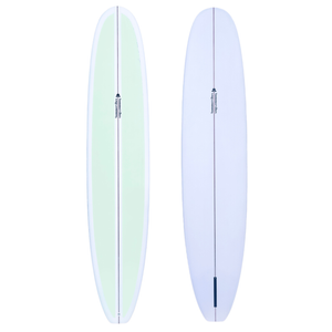 Summer Vibes Classic Longboard Noserider Single Fin Surfboard - 9'1 - Mint