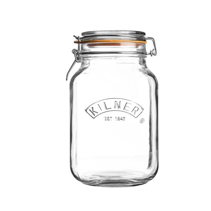 Square Clip Top Jar 1.5l 11.5x20x13cm Kilner