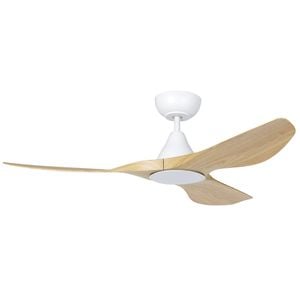 Eglo Surf 48" Dc Fan Led Tri-col Oak/white