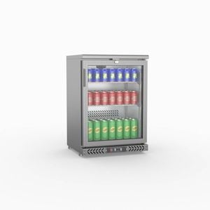 Thermaster Single Door Stainless Steel Bar Cooler  - Commercial Bar Fridges (sc148sg)