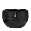 Capi 1080 x 750mm Black Ball Vase Pot