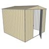 Build-a-Shed 2.3 x 2.3 x 2.3m Single Hinge Door Garden Shed - Cream
