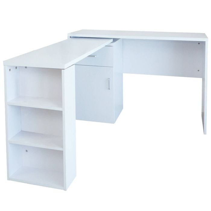Smart L-shaped Rotating Desk