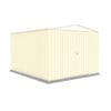 Absco Sheds 3.00mW x 3.66mD x 2.30mH Classic Cream Double Door Highlander Garden Shed 