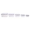 Locknlock Classic 5 Piece Square Container Set