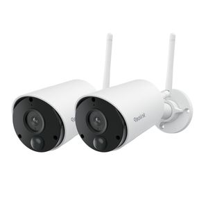 Reolink Argus Eco Wireless 3MP Battery Solar WiFi Security Camera 2 Pack