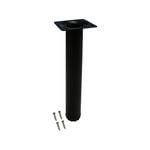 Adoored 30 x 230mm Black Round Table Leg