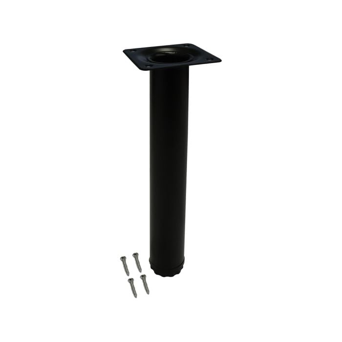 Adoored 30 x 230mm Black Round Table Leg