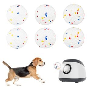Advwin E-tpu Dog Balls 6 Pack For Dog Ball Launcher Interactive Tennis Balls