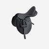 Decathlon - Synthia Horse Riding Synthetic 17.5" All-purpose Saddle For Horse - Black - 17.5"