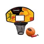 Kahuna Trampoline Basketball Ring Set With Mini Ball And Pump