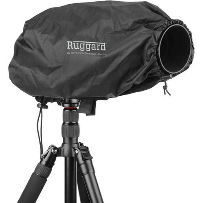 Ruggard Fabric Rain Cover 17" Medium For Lens Up To 17" Long Black