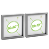 Nicola Spring 3D Box Photo Frames - 10" x 10" - Pack of 2
