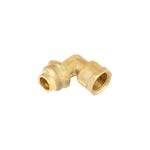 Brasshards 15FL x 15FI Brass Female Flared Compression Elbow LF