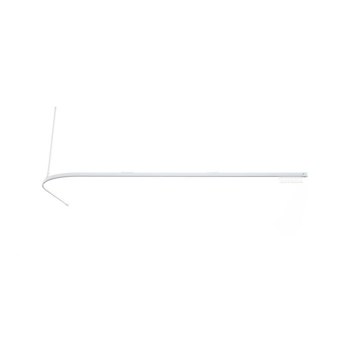 Mactrac 1800 x 900mm White Left Hand Bath Track