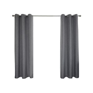 Windoware 180 x 223cm Pepper Urban Room Darkening Eyelet Curtain - 1 Pack