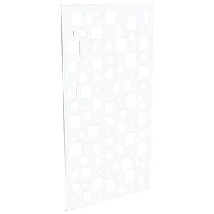 ProtectorAl 300-1200w x 1201-2400h Pearl White Squares Unframed Solid Aluminium Decorative Panel
