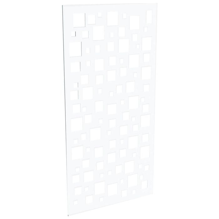 ProtectorAl 300-1200w x 1201-2400h Pearl White Squares Unframed Solid Aluminium Decorative Panel