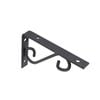 Carinya 150 x 100mm Black Scroll Stayed Bracket