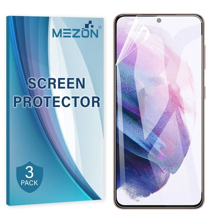 3 Pack MEZON Samsung Galaxy S22 5G Hydrogel Film Clear Screen Protectors