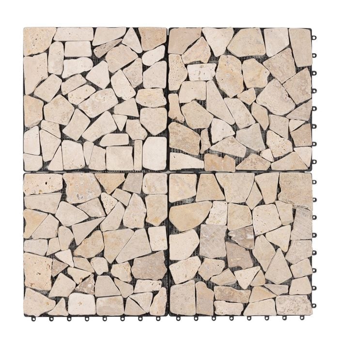 Tuscan Path Travertine Click Tile Flooring