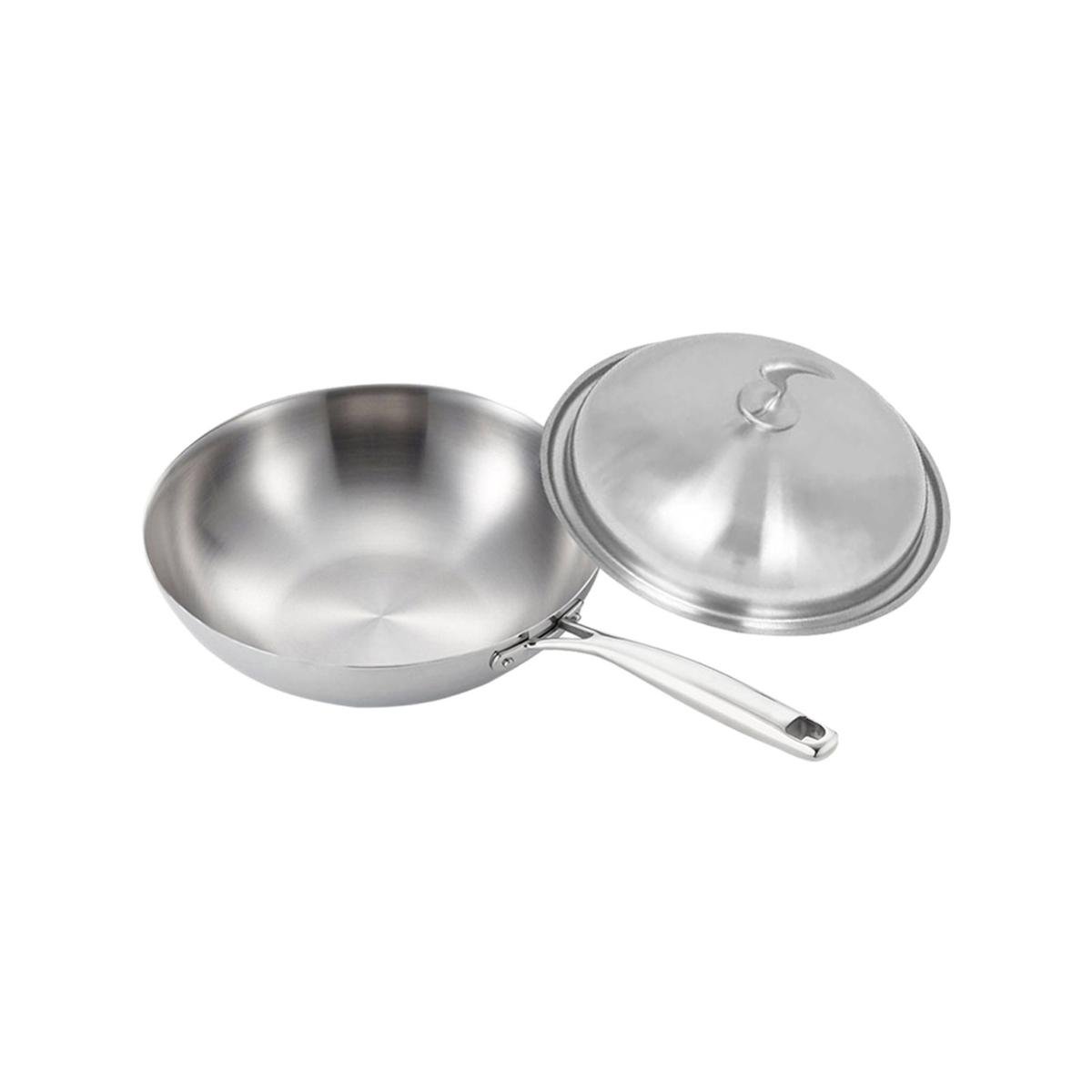 SOGA 32cm Stainless Steel Fry Pan main image 0