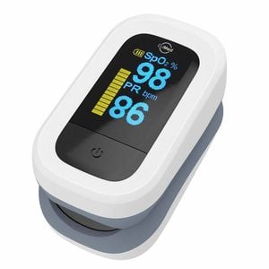Fingertip Pulse Oximeter - Fast, Clear OLED/LCD Readings - DJMed