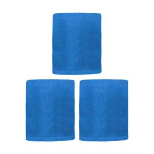 3PK Capri Non Slip Bath Mat Bathroom Floor Accessory Home Decor 45x75cm Denim