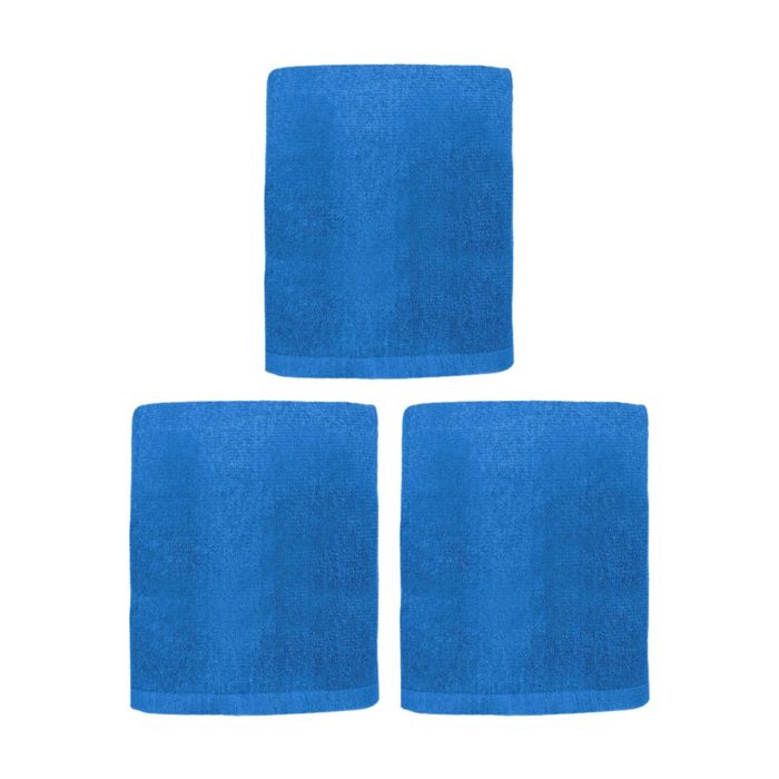 3PK Capri Non Slip Bath Mat Bathroom Floor Accessory Home Decor 45x75cm Denim