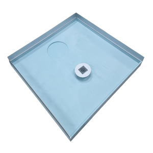 Wet Area Solutions 1000 x 1000mm Centre Outlet Shower Tile Over Tray