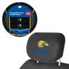 West Coast Eagles Official Afl Steering Wheel Cover And Headrest Covers Combo