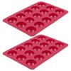 3PK Daily Bake Silicone 15 Cup Small Dome Dessert Mould 3x1.5cm