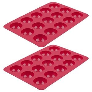 3PK Daily Bake Silicone 15 Cup Small Dome Dessert Mould 3x1.5cm