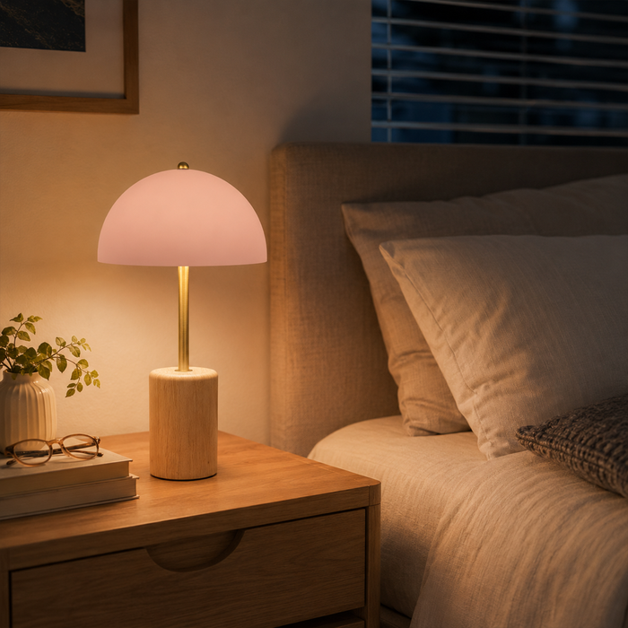 Mercator Pink Blaire Table Lamp