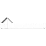 Andala Pets Chicken Coop 8x2x2 m Galvanised Steel