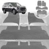 6D Diamond Car Floor Mats for LDV D90 2017-Current-Ultimate Set-Grey-Outback GT