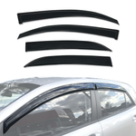 AUSGO Weather Shields for KIA RIO Hatch 2017-Onwards Weathershields Window Visors Wind Deflectors