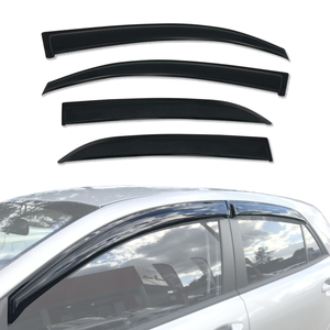 AUSGO Weather Shields for KIA RIO Hatch 2016-Onwards Weathershields Window Visors Wind Deflectors