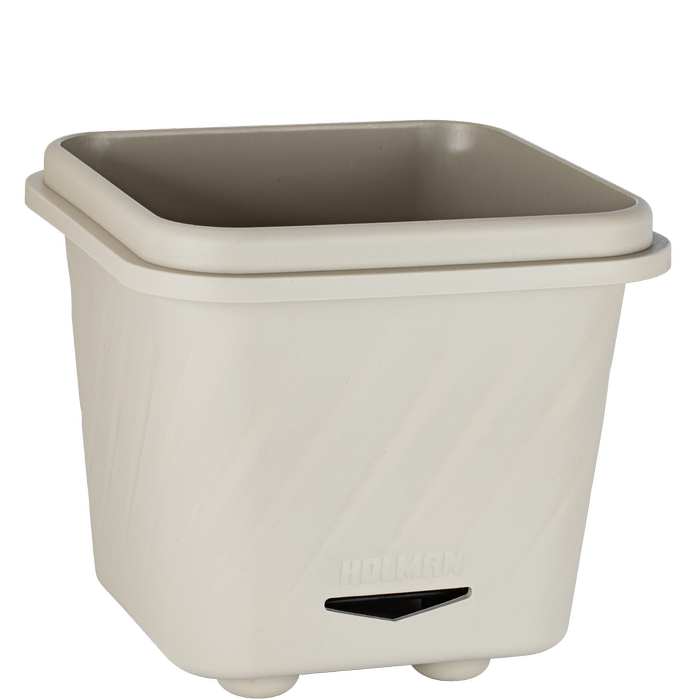 Holman 270 x 270 x 250mm Stone Small Self-Watering Pot