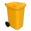 Handy 100L Yellow Wheelie Bin - Yellow