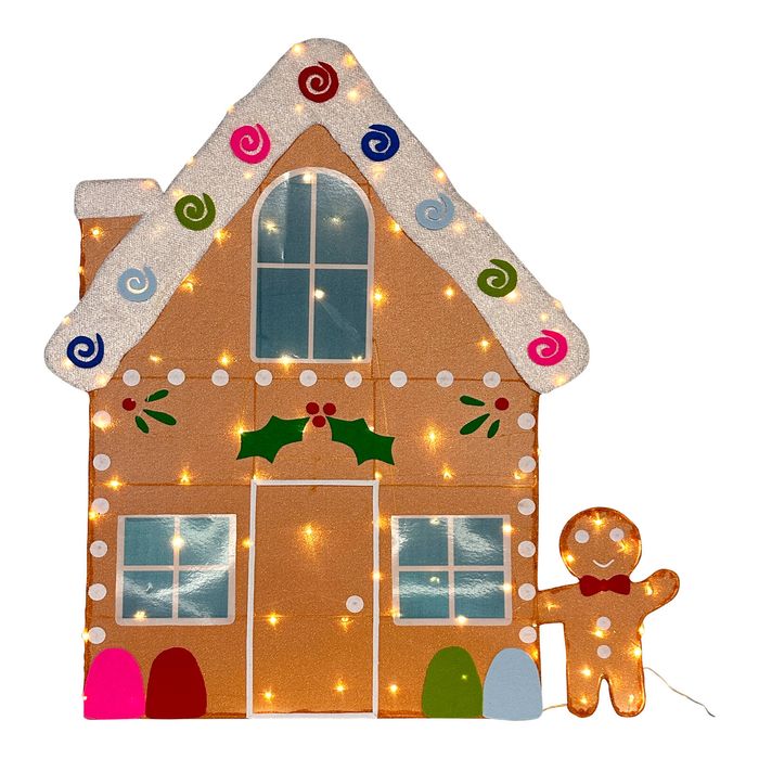 Mirabella 95cm Twinkling Gingerbread House