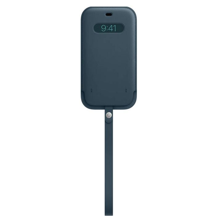 Apple Iphone 12 Pro Max Leather Sleeve With Magsafe - Baltic Blue