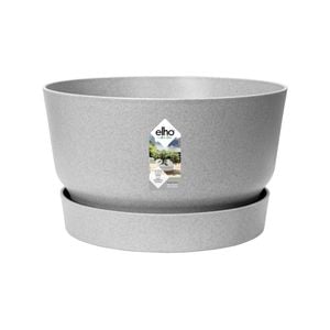 Elho 33cm Living Concrete Greenville Self Watering Plant Pot