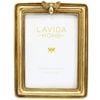 LVD Resin Vintage-Lux Bee Photo/Picture Frame 5x7 17x2x22cm Aged Gold