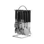 Avanti Hanging Cutlery Set 24pc Black