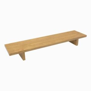 Desky Minimal Monitor Stand - Light Oak Rubberwood